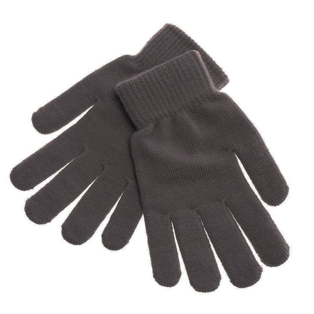 Plush Lining Ribbed Knitted Gloves Thicken Women Men Mittens Full Fingered Gloves  Cold Weather