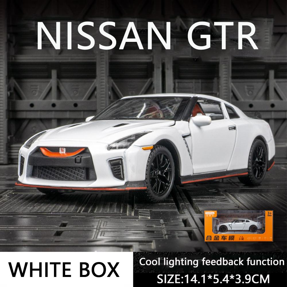 1/32 Adatto per GTR R35 50th Anniversary Mold Toys Car Toys Modelli di auto Giocattoli in metallo Serie di auto Giocattoli pullback per bambini
