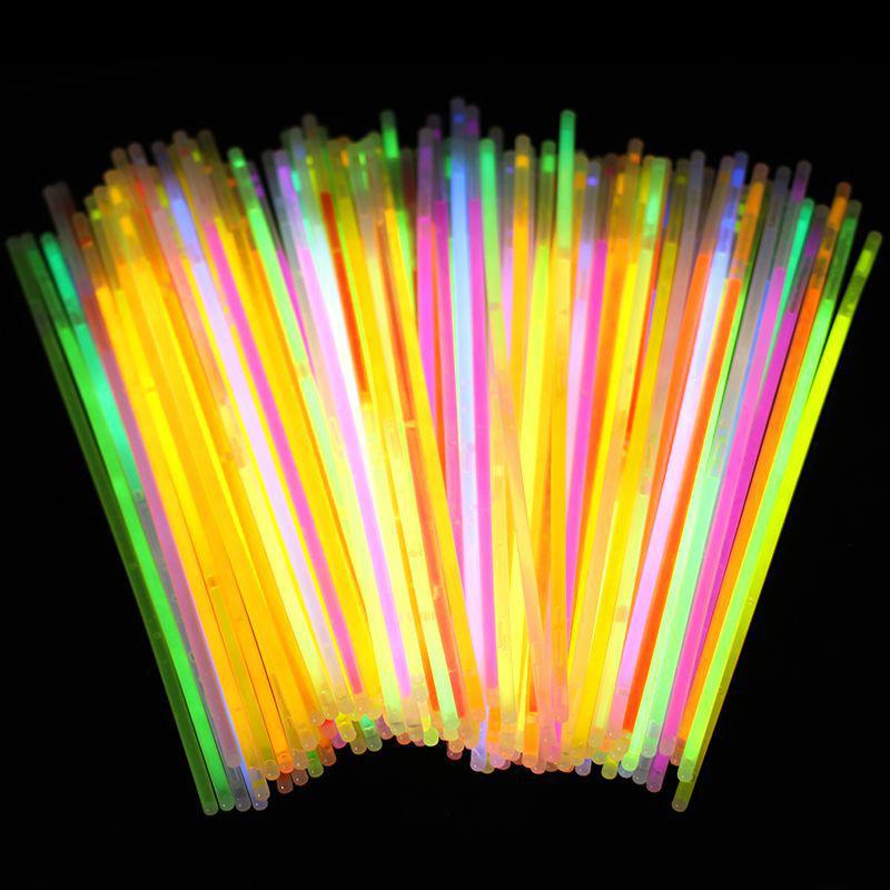 50pcs Party Glow Sticks For Children Non-toxic Luminous Toys Party Luminous Stick Bracelets Glow Sticks Party Holiday Diy Toys