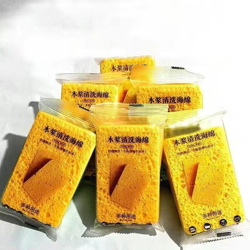 

Салфетка из хлопка и древесной целлюлозы Губка для мытья посуды Кухонная салфетка для мытья посуды Бытовая салфетка для мытья посуды Сковорода Немасляная Чистящая ткань Чистка Губка из древесной целлюлозы