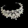Baroque Bride's Crown European and American Pearl Hair Accessory Alloy Rhinestone Crown  Zircon Wedding and Coming of Age Hair Band