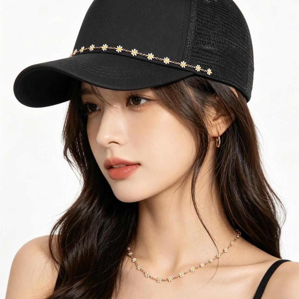 3pcs/Set Detachable Cap Charms Zinc Zinc Alloy Stainless Steel Rolo Chain Hip Hop DIY Hat Chain Themed Events