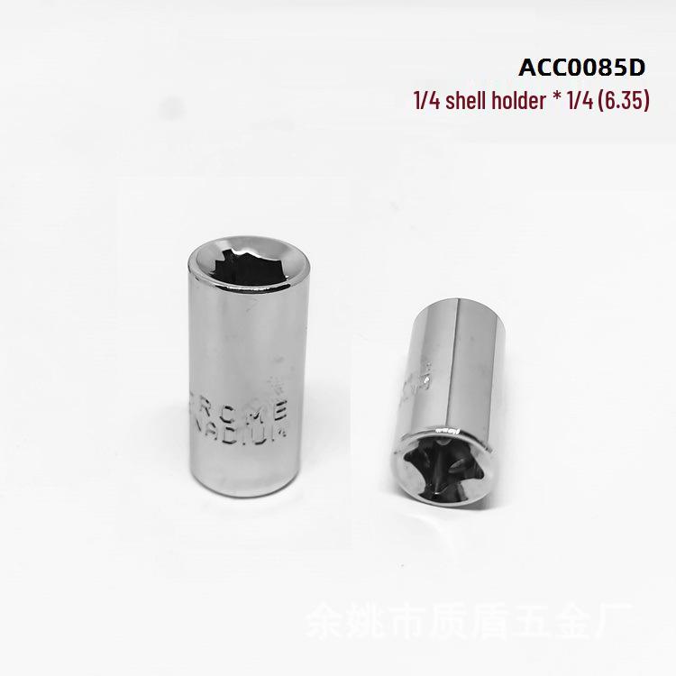 6.3mm Hex to 3/8" Socket Adapter Double-Ended Square Conversion Ratchet Wrench