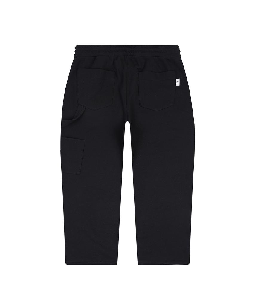 W STANDARD Sweat Carpenter Pants [Black]