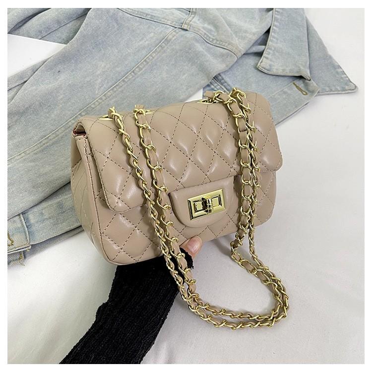 Handbag Women's 2026 New European and American Fashion Versatile Rhombus Chain Women's Shoulder Crossbody Small Square Bag