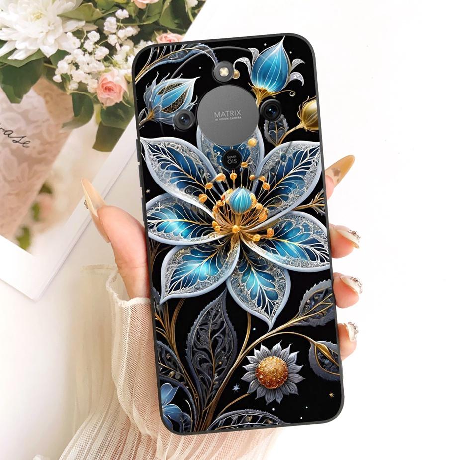 For Honor X9d Case Magic8 Lite Cute Fashion Cartoon Cover Soft TPU Phone Case For Honor Magic 8 Lite X 70 HonorX9d HonorX70 Bags