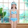 Costume da bagno a sirena per bambini Ghnatygren Bikini diviso per bambine Costume da bagno da donna 2