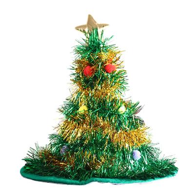 Nonwoven Christmas Tree Hat for Kids Adults Soft Comfortable Holiday Theme Hats Christmas