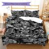 Satan Symbol Pattern Bedding,Quilt Set Quilt Cover Pillowcase Home Birthday Gift (1 * duvet cover + 2 * pillowcase, without core)