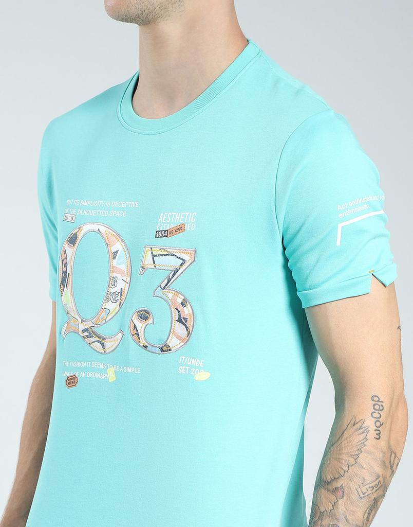 Monte Carlo Men's Regular Fit Printed Half Sleeve T-Shirt