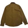 Men's Spring and Autumn Pure Cotton Twill Shirt, American Casual Workwear Corduroy Lapel Thin Jacket