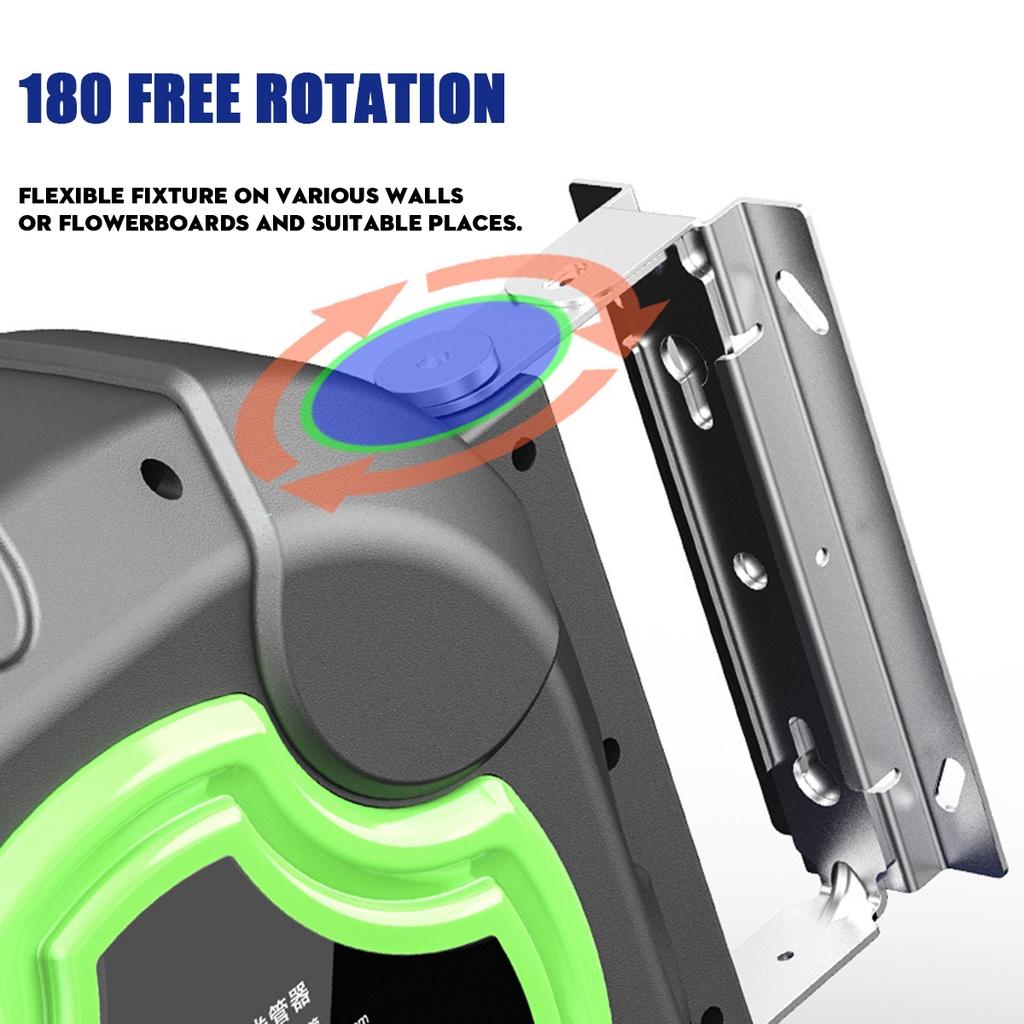 Automotive Air Hose Reel Irrigation Tube Pneumatic Hose Pu Yarn Clamping Tube Automatic Retractable Reel Drum Hose