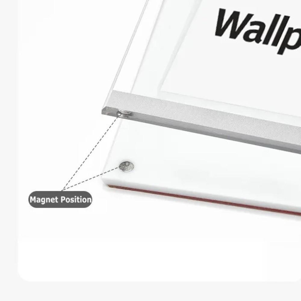 A 4/A 5/A 6 Magnetic Wall Mounted Frame Reusable Display Board Poster Frame  Advertisement Display