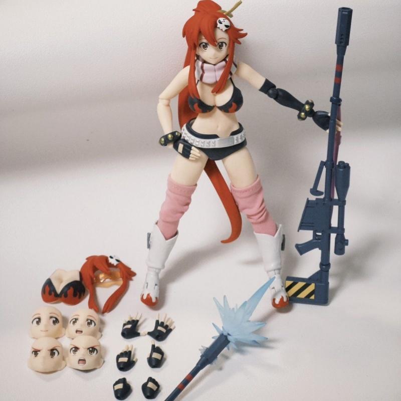 

Aniplex Buzzmod Tengen Breakthrough Gurren Lagann Yuko Action Figure Pvc Model Collectible Toys