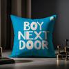 Boynextdoor Album Kissenbezug Anti-Milben Kissenbezug Unsichtbarer Reißverschluss Seidiger Kurzer Plüsch Sofakissenbezug