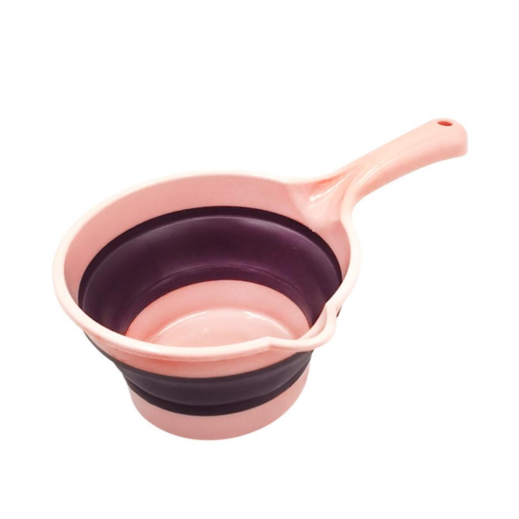 Household Long-Handled Folding Water Scoop Kitchen Water Ladle Plastic Water Scoop Children's Bathing And Hair-Washing Cup Watering Can Scoop