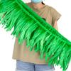 2Meters 25-30CM Rooster Tail Feather Tassel Trim for Wedding Party Dress Handicraft Accessory Cock Plumes Ribbon Chicken Feather