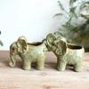 1 Buc. Artizanat Elefant Ceramic Vintage Ghiveci pentru Flori Suculente Ghiveci pentru Plante Verzi Decorare Casă Grădină