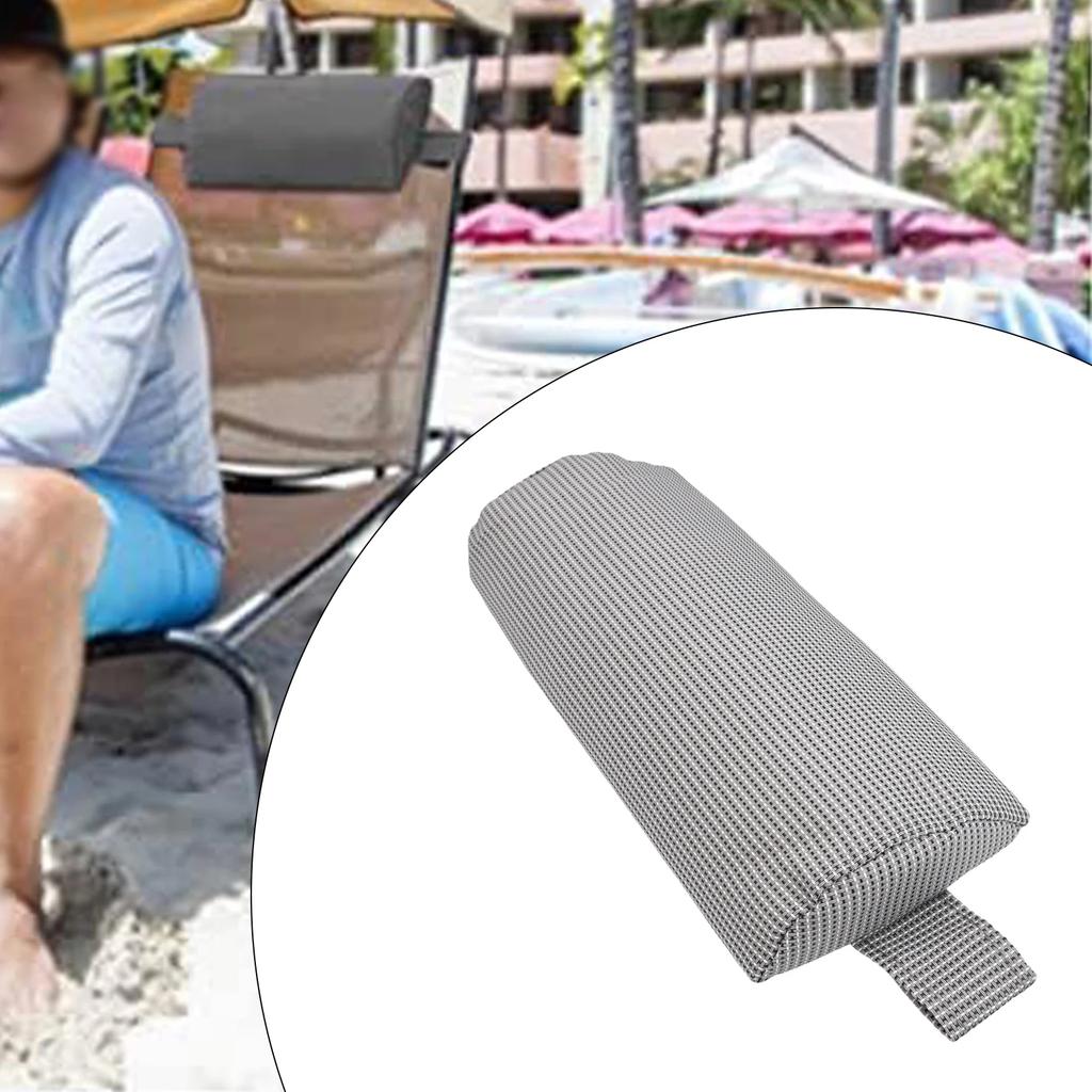 Garden Seat Headrest Headrest Pillow Inner Sponge Nap Pillow Soft Support 3D Spacer Fabric Detachable Headrest Cover