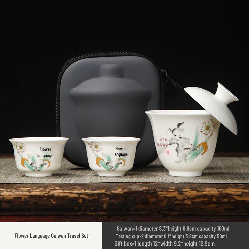 A1 Portable Ceramic Travel Tea Set