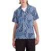 Levis Zomer 23 Bedrukt Knopen Korte Mouw Shirt Heren shirts Blauw 72625-0069