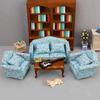 Miniature Double Sofa Armchair Model for 1/12 Dollhouses Accessories Enhancing Miniature Living Room And Bedroom Decors