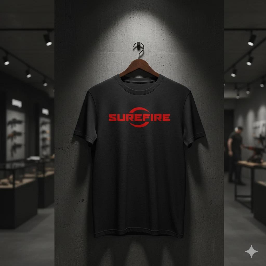 Surefire Guns Firearms Unisex T-Shirt Funny Logo S-5XL S
