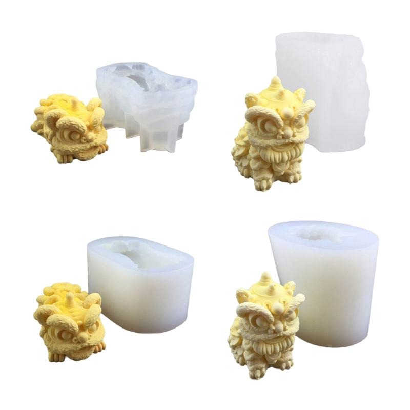 3D Lion Silicone Pastries Molds for Mousse Cake Dessert Baking Treat Molds for Puddings Pastry Jellies and Soap Making