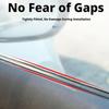 Rubber Material Car Rubber Sealing Strips V-Shape Design Waterproof Strip  Glass Gap Sealing