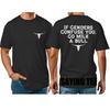 If Genders Confuse You Go Milk A Bull Men's Fashion T-Shirt Letters Printed Sarcastic Saying Tee Summer Fashion Short Sleeve Top