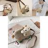 Sac à bandoulière en peluche style japonais mignon pour filles