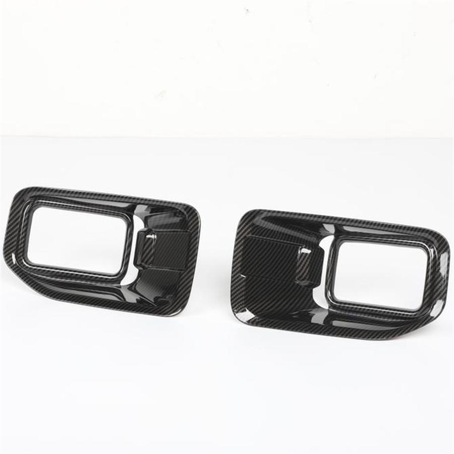 2X Carbon Fiber Fog Light Cover For Ford F150 2015-2020