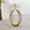 Iron Magnolia Holders for Table Decoration, Wedding, Birthday Party Candlestick for Celebration Table Decoration Home