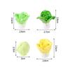 10pcs Mini Simulation Vegetable Ornaments Resin Crafts Realistic Vegetable Model DIY Micro-landscape Dollhouse Decor New