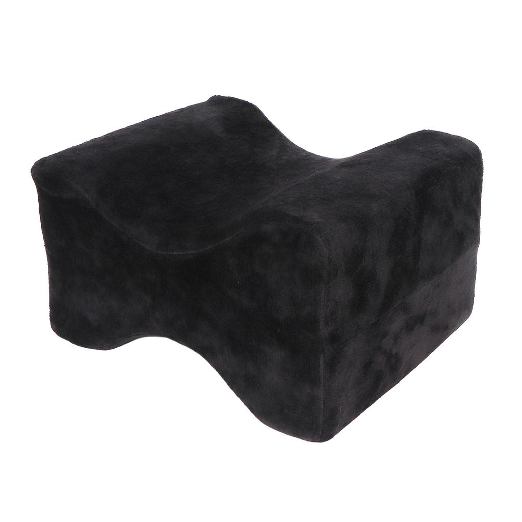 Memory Foam Leg Pillow Tattoo Nail Salon Massage Shop Soft Breathable Orthopedic Knee Pillow Black