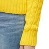 Maglione da donna in maglia a manica lunga con scollo a V tinta unita vestibilità slim Polo Ralph Lauren Giallo WMPOSWENC020659-700