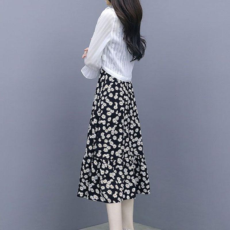 2024 Summer Thin New Broken Flowers Dresses Beach Style Women's Clothing Vintage Sleeveless A-Line Waist Commute Slip Midi Dress