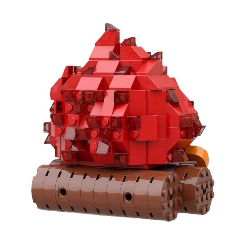 Building Block Compatible, Mobile Castle, Fire Demon, Hayao Miyazaki Cassifa, Cartoon Model Creative
