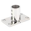 Stanchion Base Stainless Steel 90 Degree Rectangular Durable AntiCorrosion Polishing Hnadrail Fitting for Boat