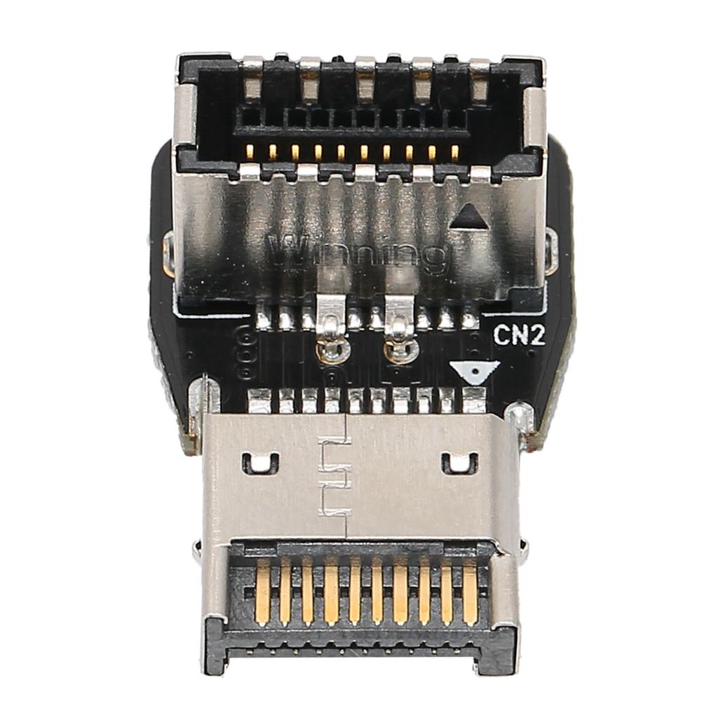 Front Panel Internal Connector Computer Motherboard USB3.1 10G TYPE E 90 Degree Angle Adapter(PH74 B (10354) )