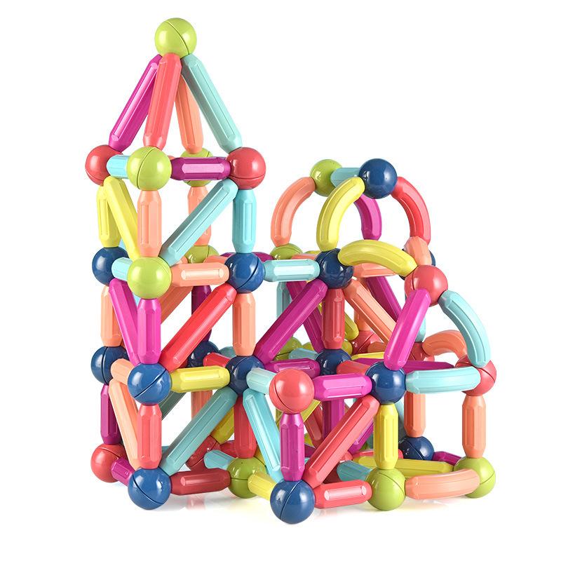Children's Magnetic Sticks & Tiles Building Set – Versatile, Educational Early Learning Toy