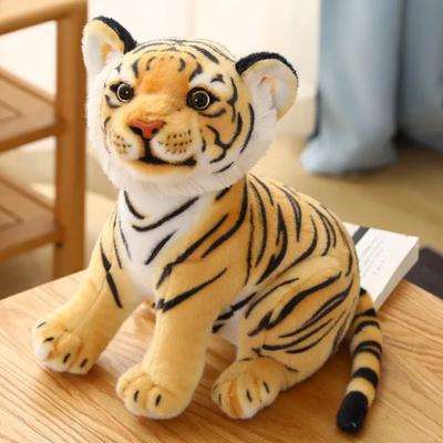 Simulated Tiger Doll Rag Doll Plush Toy Birthday Gift White Tiger Children's Toy Pillow Gift