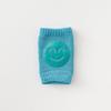 Smiley Face Baby Knee and Elbow Pads - Summer Terry Cloth Warmers for Crawling and Walking