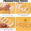 Large Silicone Popsicle Molds Set,4 Cavities Oval Cake Pop&Ice Cream Bar Molds,Homemade Ice Making Kit With Wooden Sticks