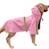 Waterproof Raincoat with Reflective Strips for Large Dogs (Golden Retriever, Samoyed)