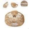 Handwoven Lamp Shade Bedroom E26 Rustic Hand Crafted Light Cover Ceiling Mount Lightshade