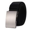 Men's Belt Automatic Buckle Nylon Outdoor Commuting Casual Canvas Belt Alloy Infinity Adjustment Belt Men