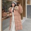 New Korean Style Thickened Large Wool Collar Cotton Jacket for Women In Winter Medium-length Loose Down Cotton Jacket