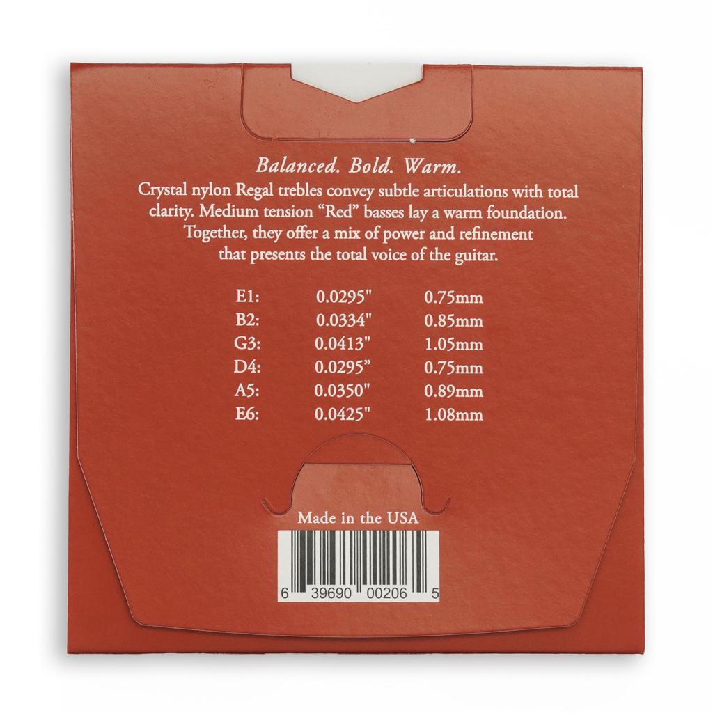 AUGUSTINE Classical Guitar Strings Regal Red Set REGALRED SET