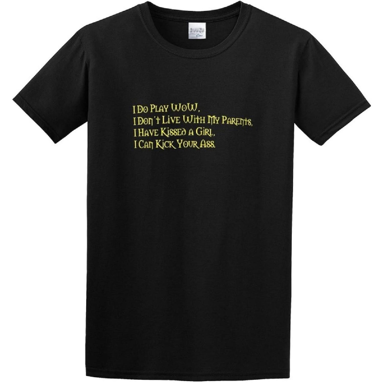 BabyRun Man s T-Shirt I Do Play Wow Gamer Gaming Geeky S-3XL Black XS XXXXXL разноцветный